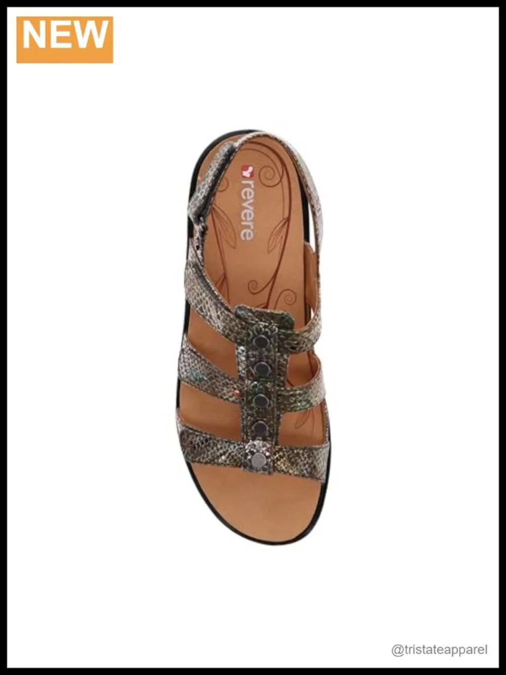 Gladiator Leather Sandals with Arch Support Adjustable Straps Orthotic-Friendly